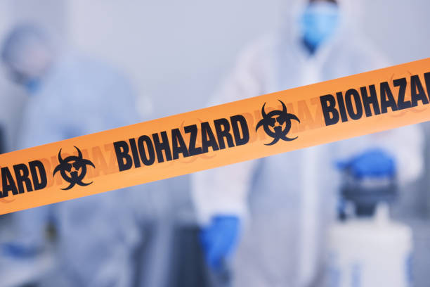 Professional Biohazard Cleanup technician working in Foley, MN